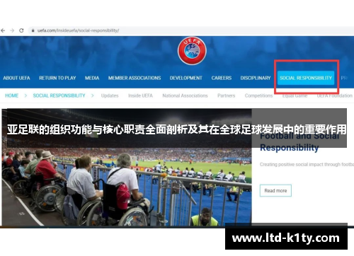 亚足联的组织功能与核心职责全面剖析及其在全球足球发展中的重要作用